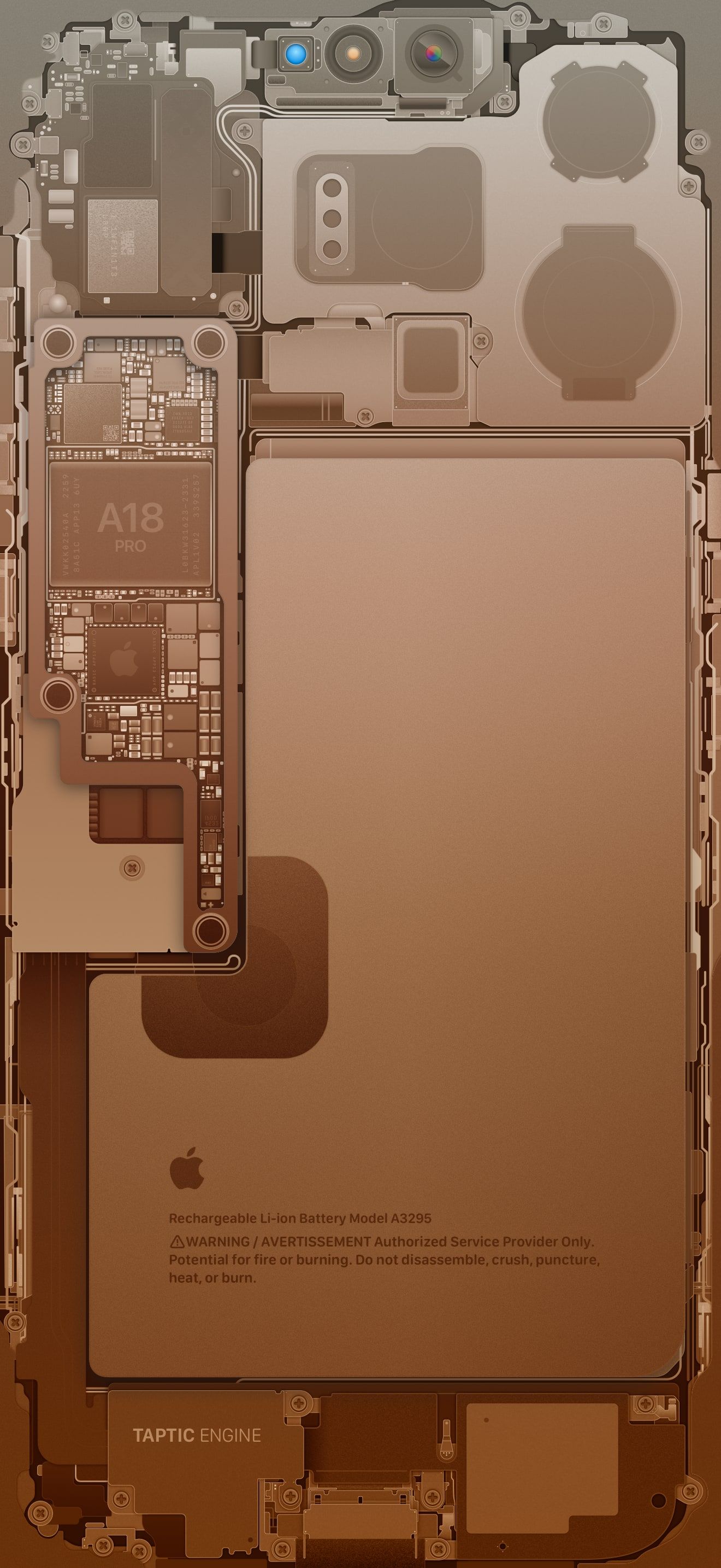 bag fond ecran iphone 16 pro max a18 dore desert