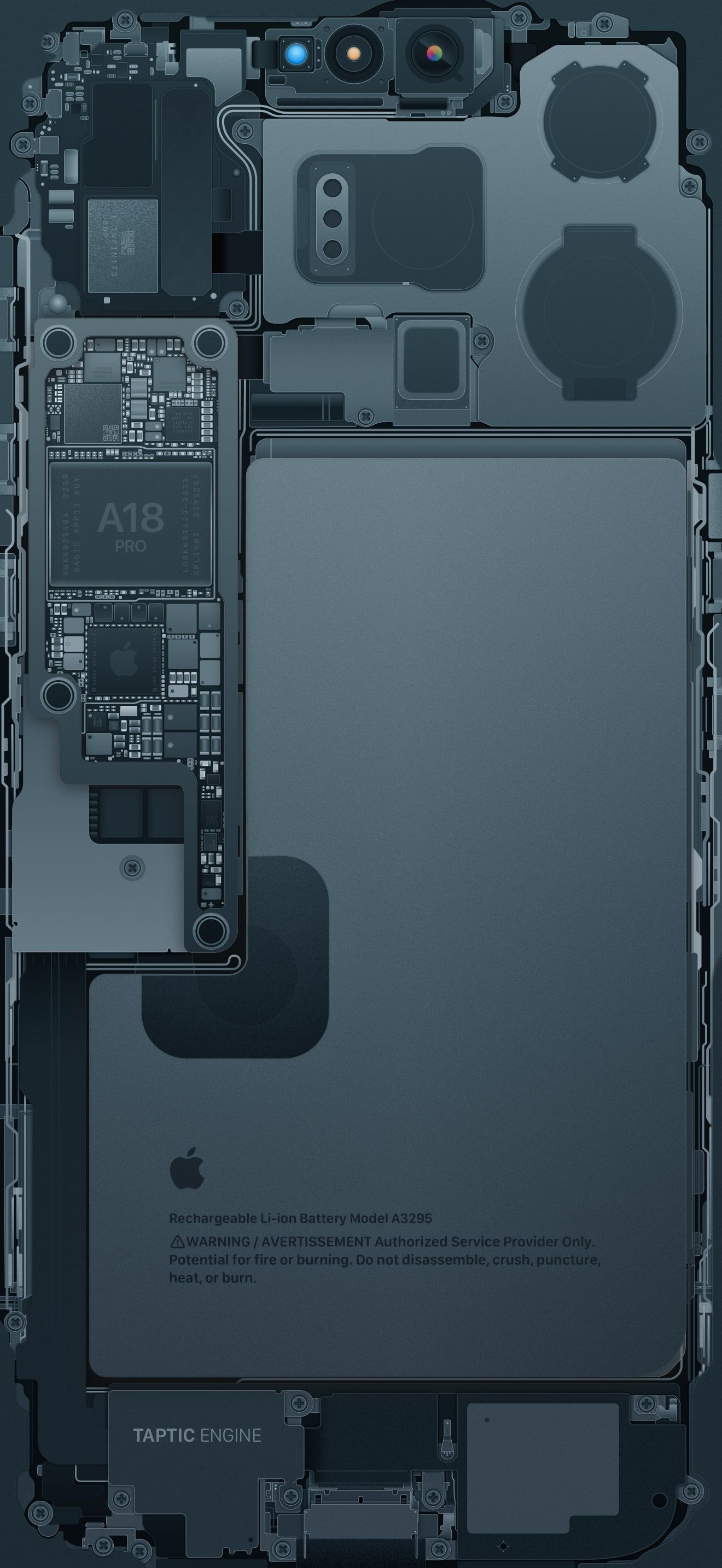 bag fond ecran iphone 16 pro max a18 vert