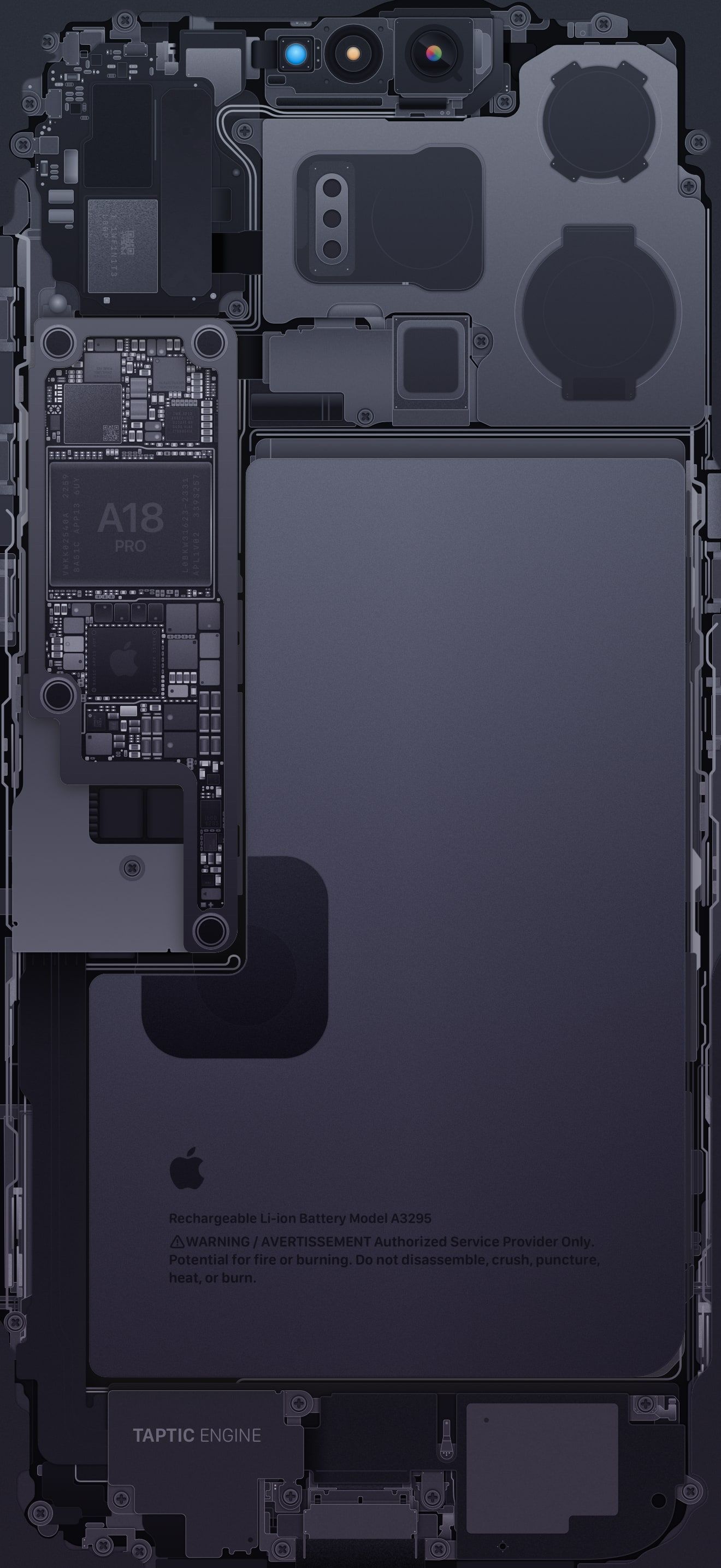 bag fond ecran iphone 16 pro max a18 violet