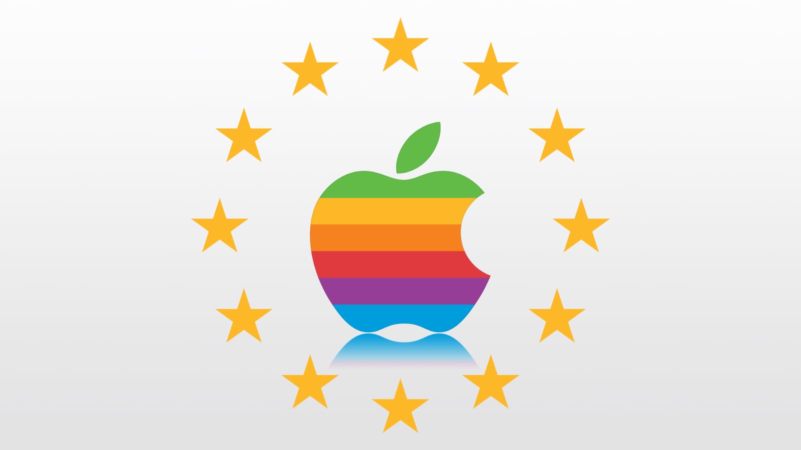 apple logo couleurs europe fond gris apple logo couleurs europe fond gris