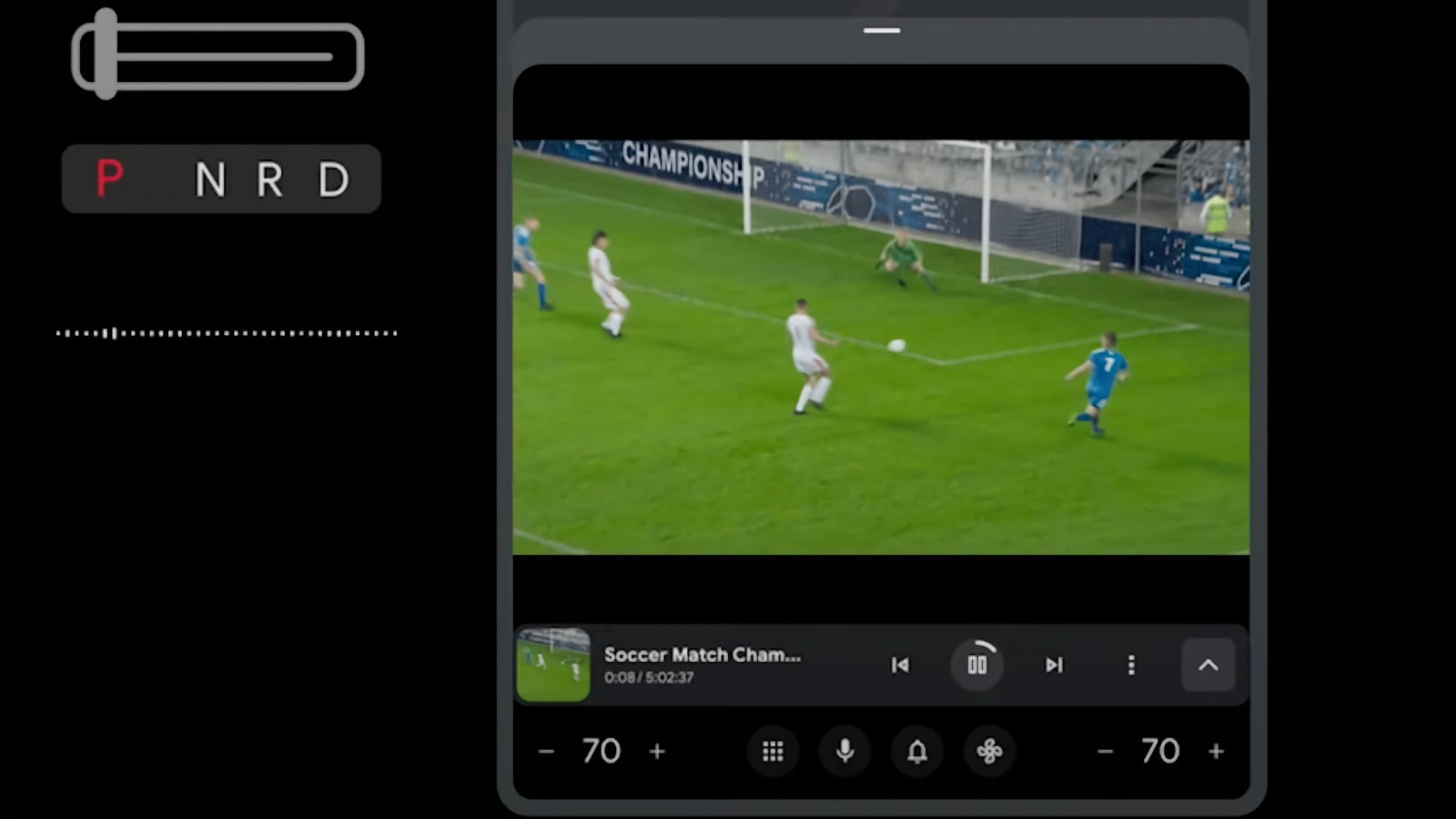 android auto video foot