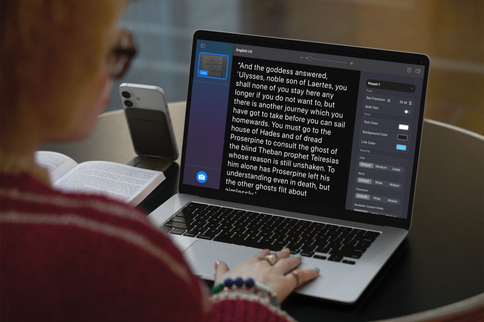 apple accessibility features loupe on mac