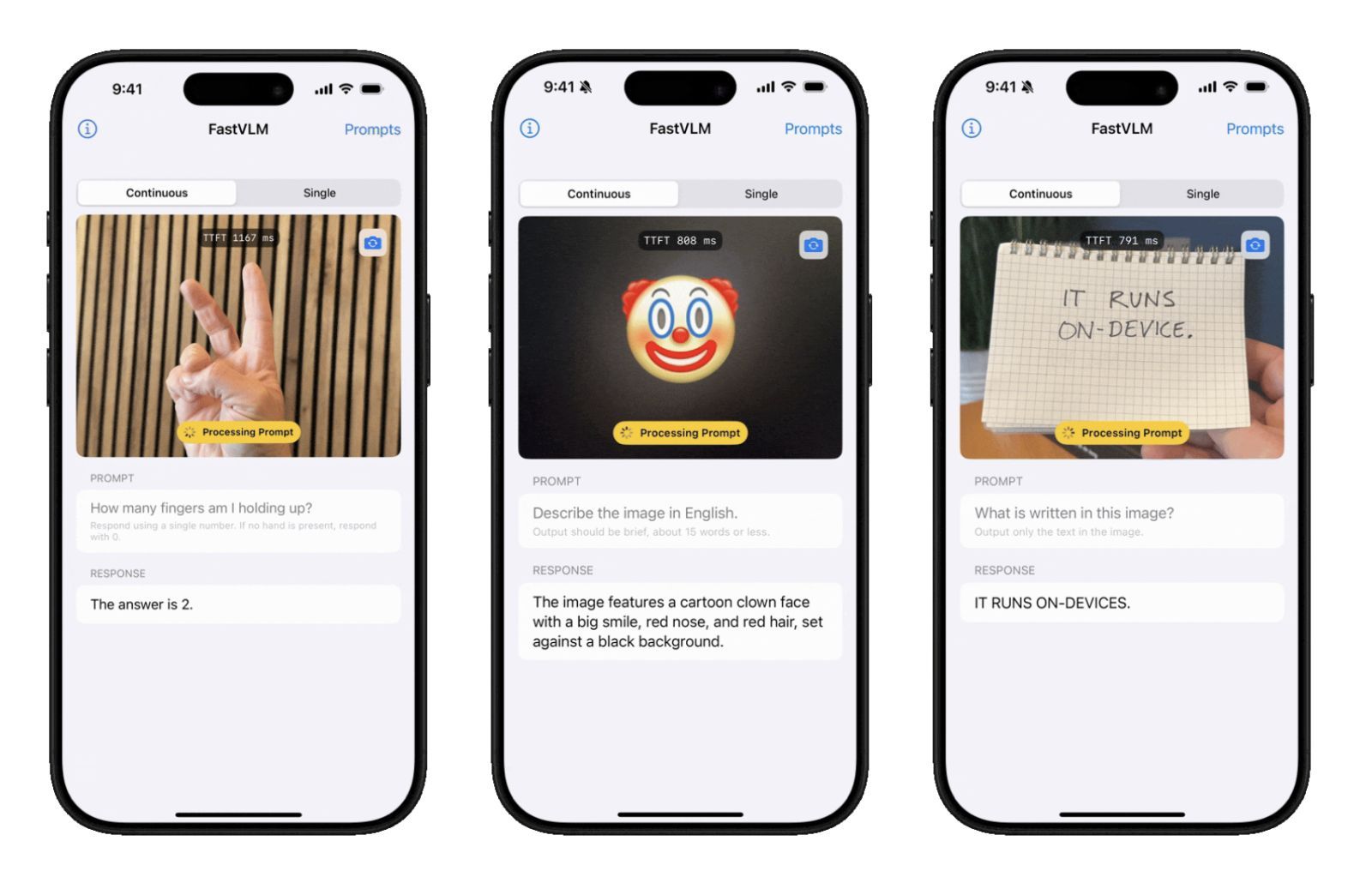 fastvlm iphone ai ia modele visuel intelligence