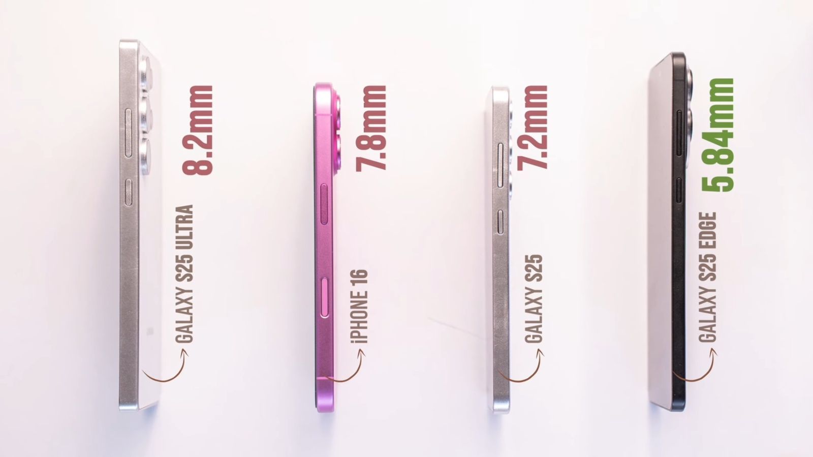 galaxy s25 edge vs iphone 16 s25 ultra