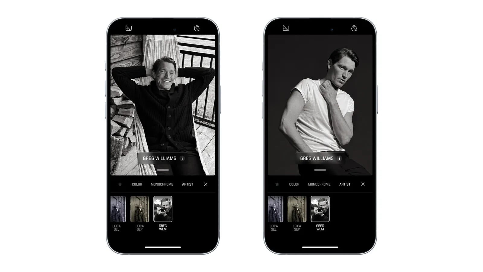 leica lux greg williams app