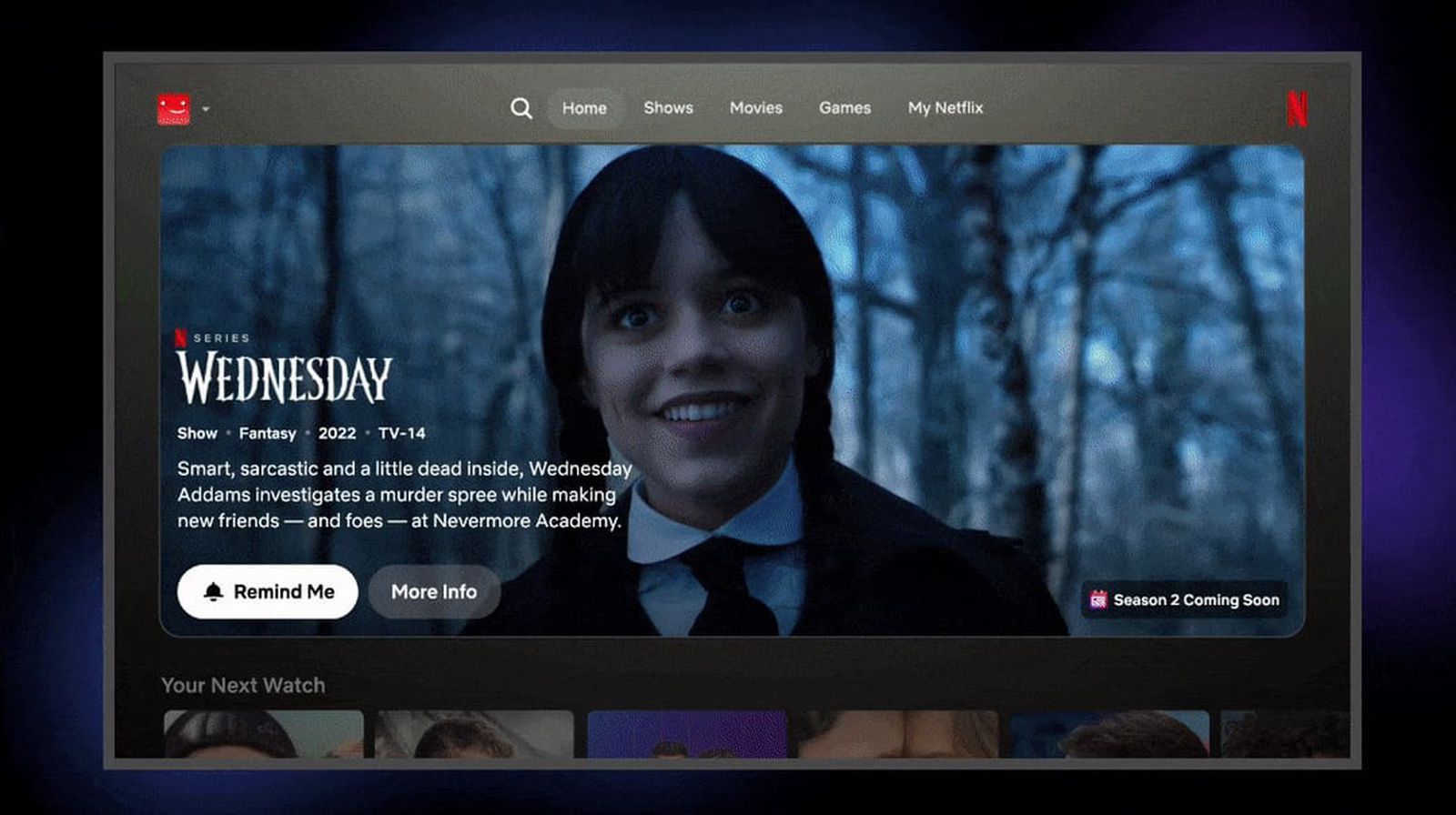 netflix interface 2025 apple tv