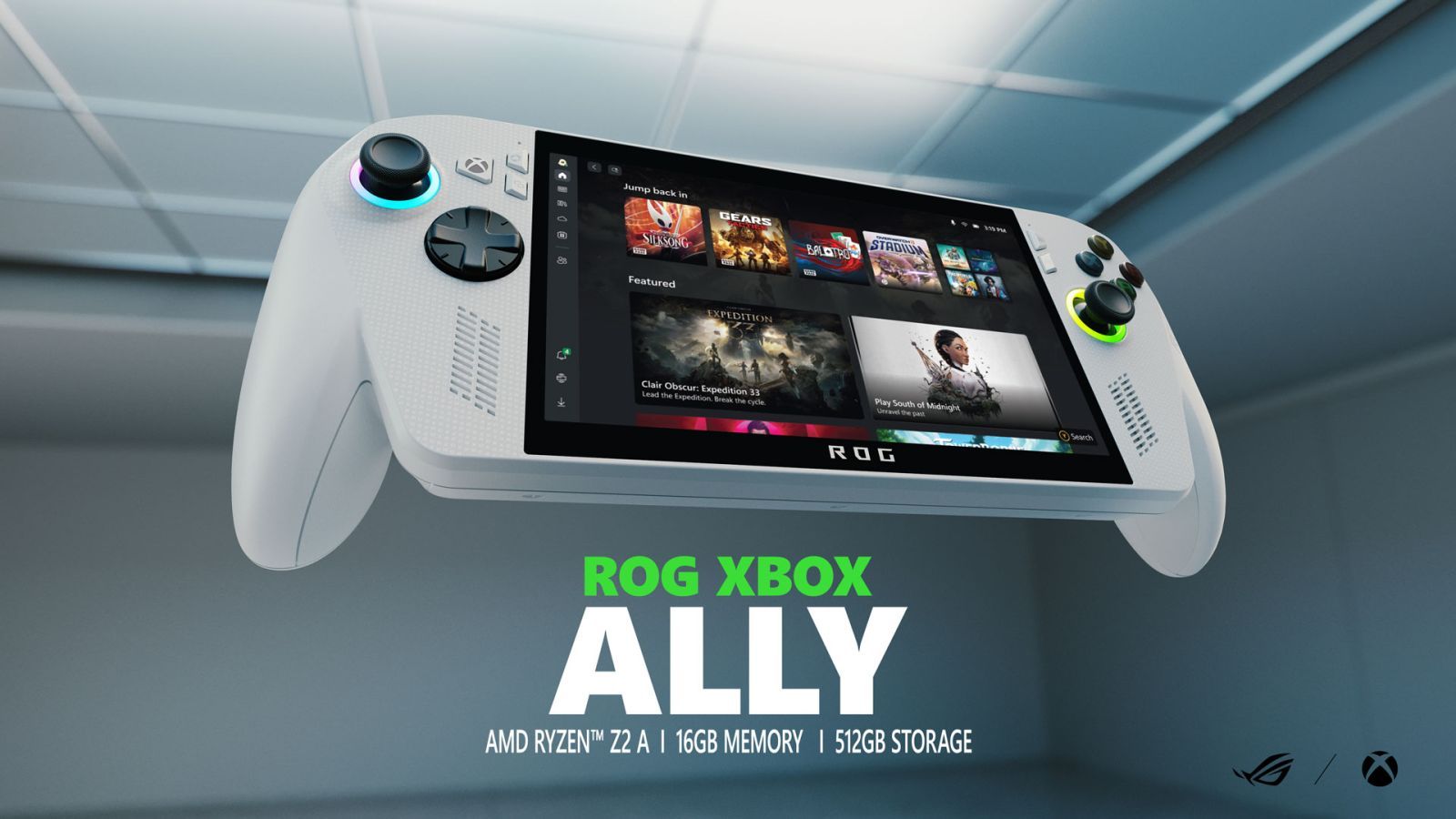 console rog xbox ally blanche