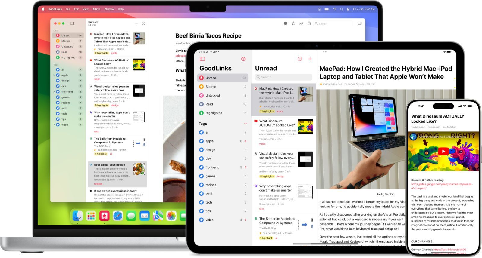 goodlinks ios macos ipad