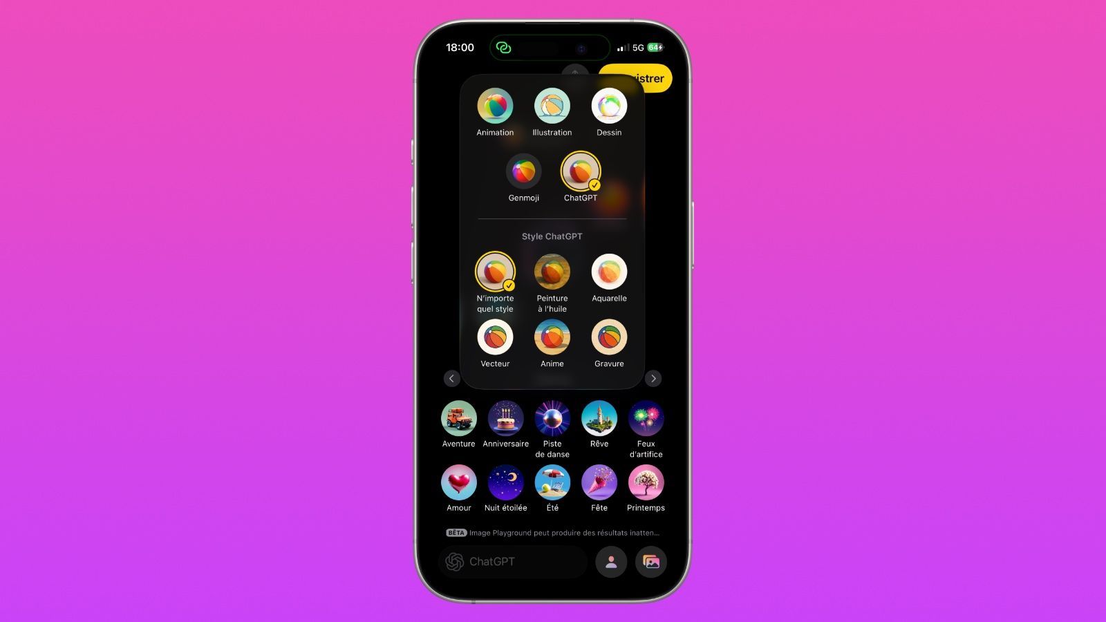 image playground chatgpt ios 26