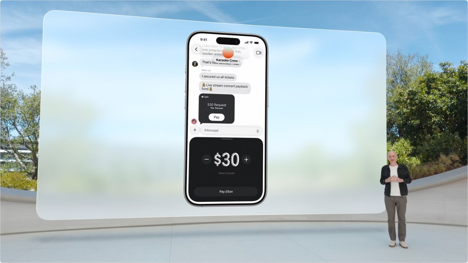 keynote apple wwdc 25 ios 26 apple cash message