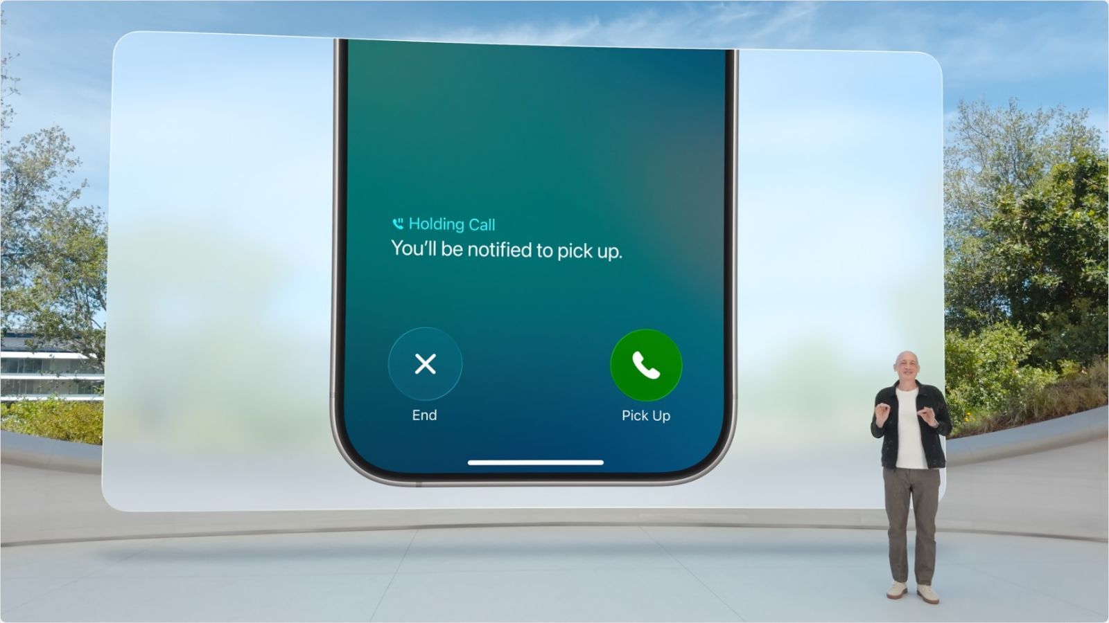 keynote apple wwdc 25 ios 26 hold assist