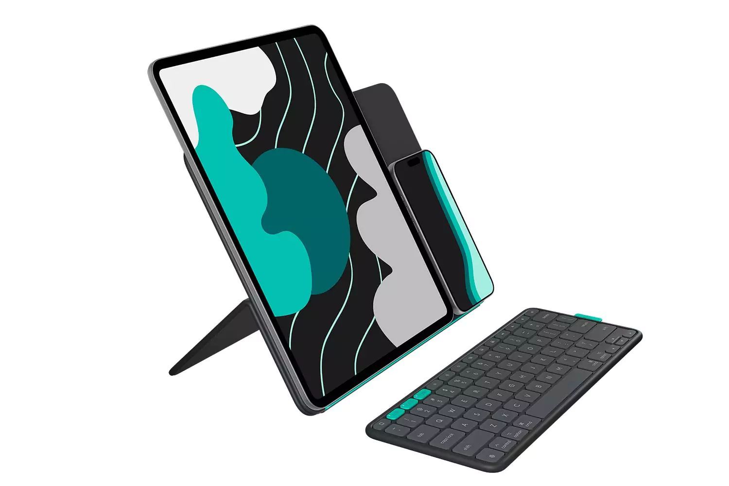 logitech flip folio ipad iphone