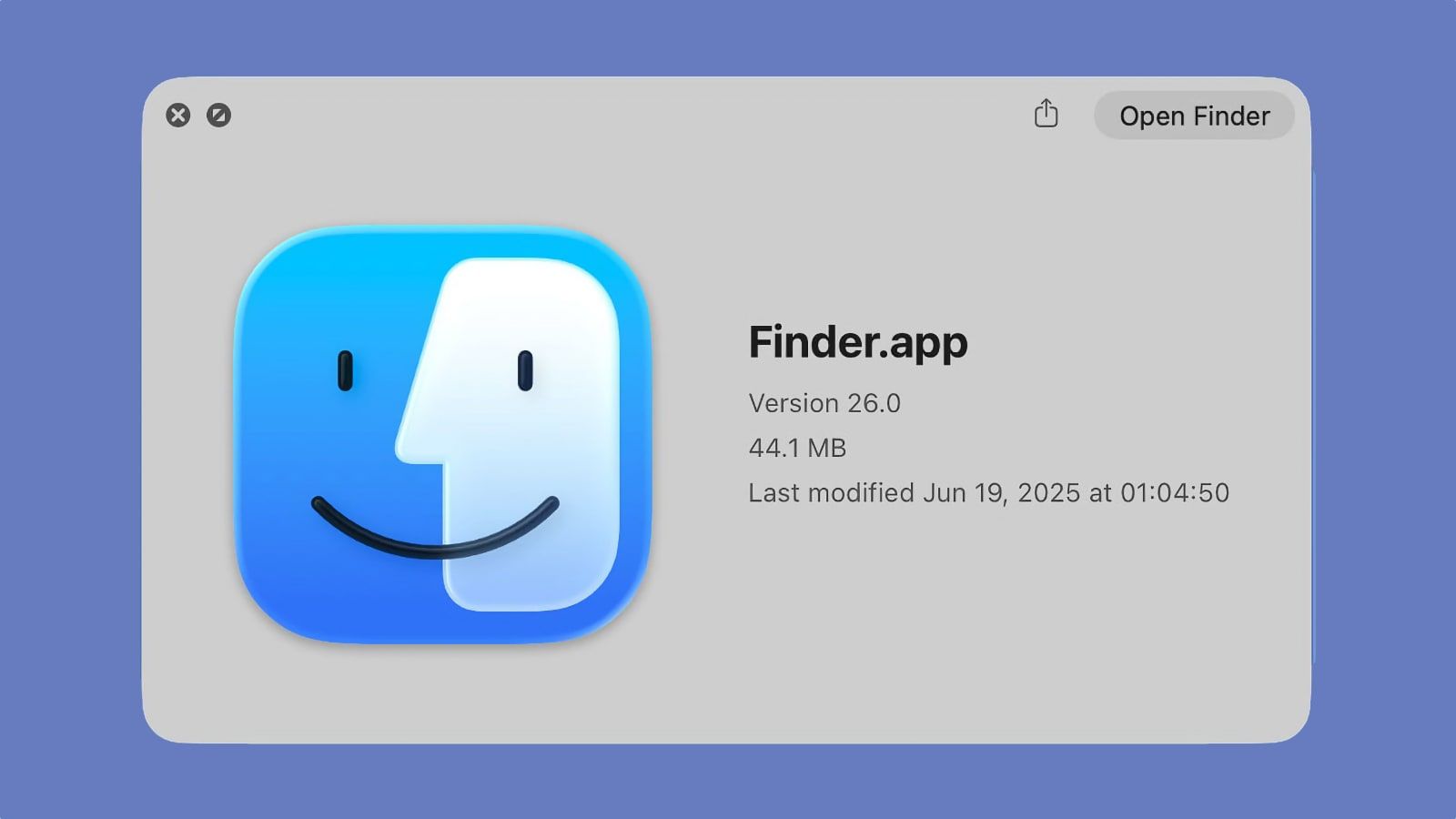 macos tahoe finder beta 2