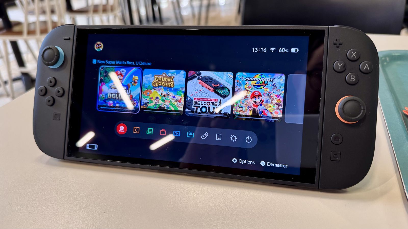 nintendo switch 2 ecran 2 interface