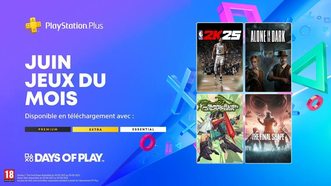 ps plus juin 2025 nba 2k25 destiny 2 alone in the dark