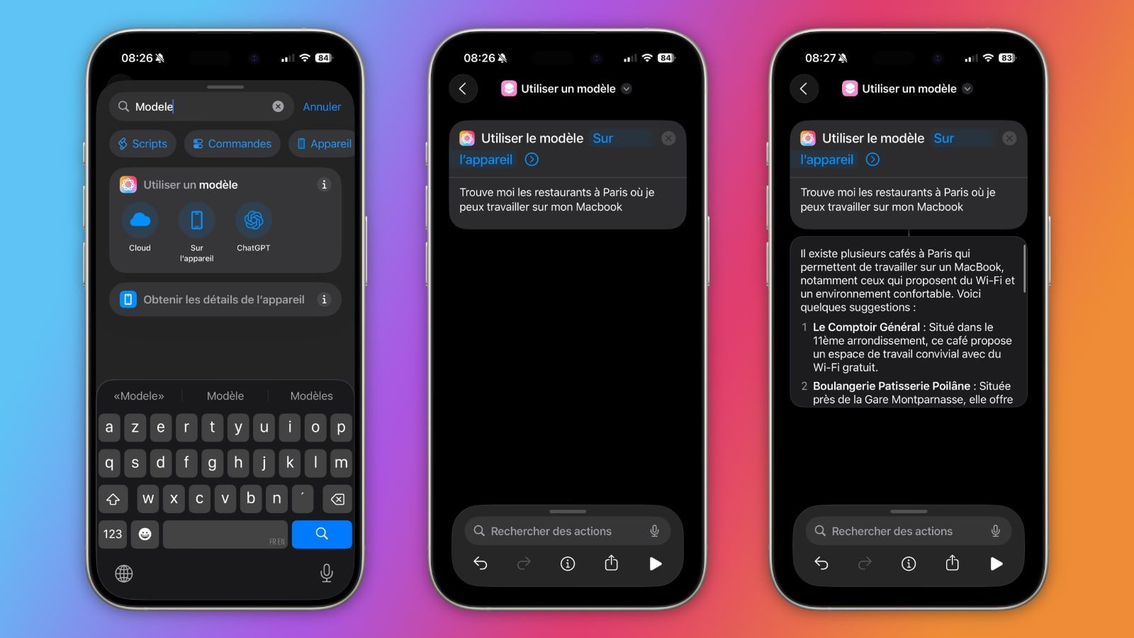 siri chatgpt ios 26 raccourcis