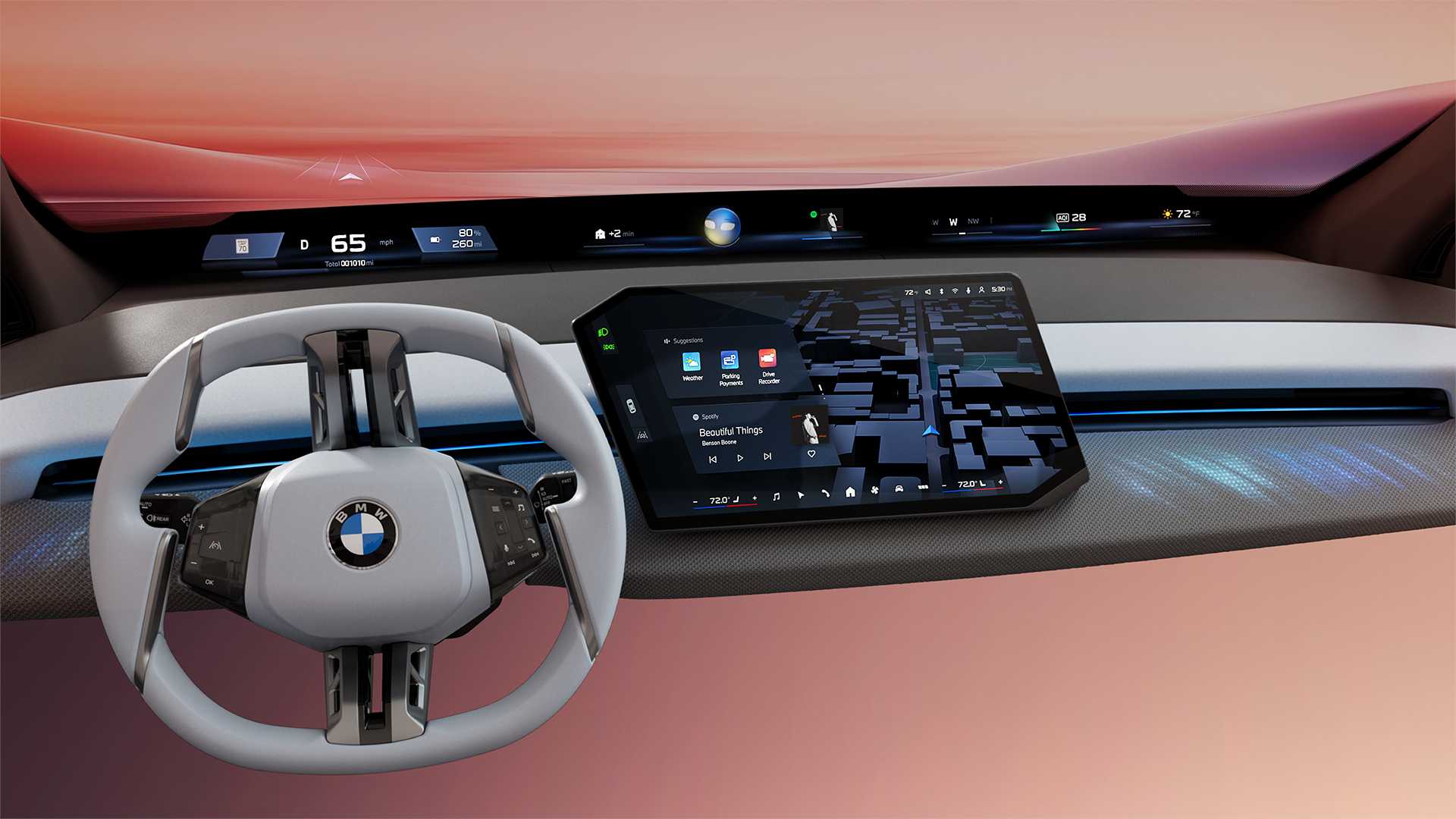 bmw new panoramic drive system