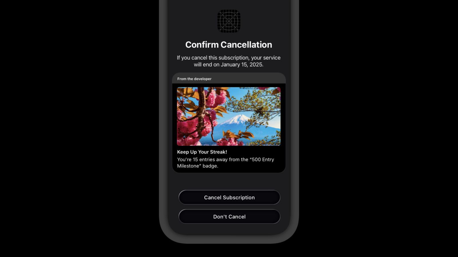 desabonnement app ios 26