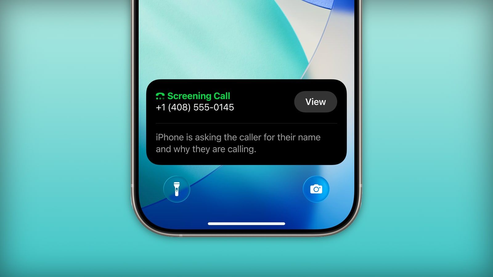 filtrage appel call screening ios 26
