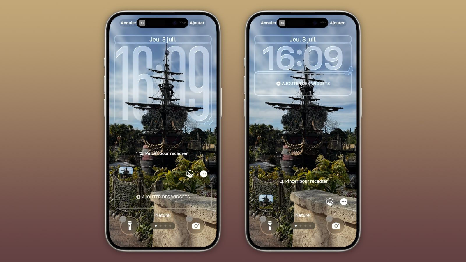ios 26 lockscreen widget position