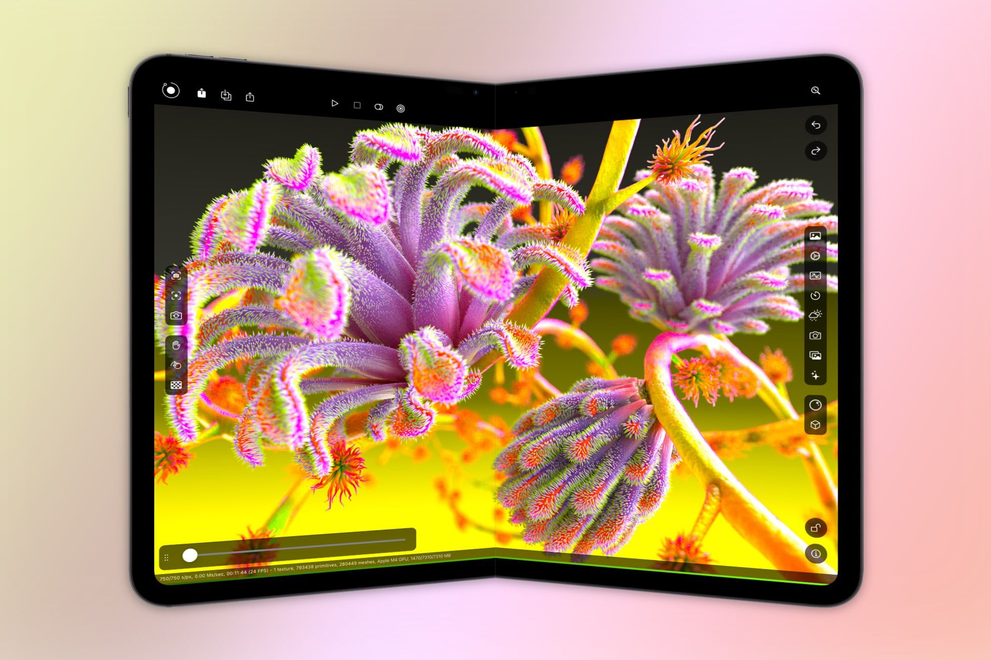 ipad fold concept jaune isoft
