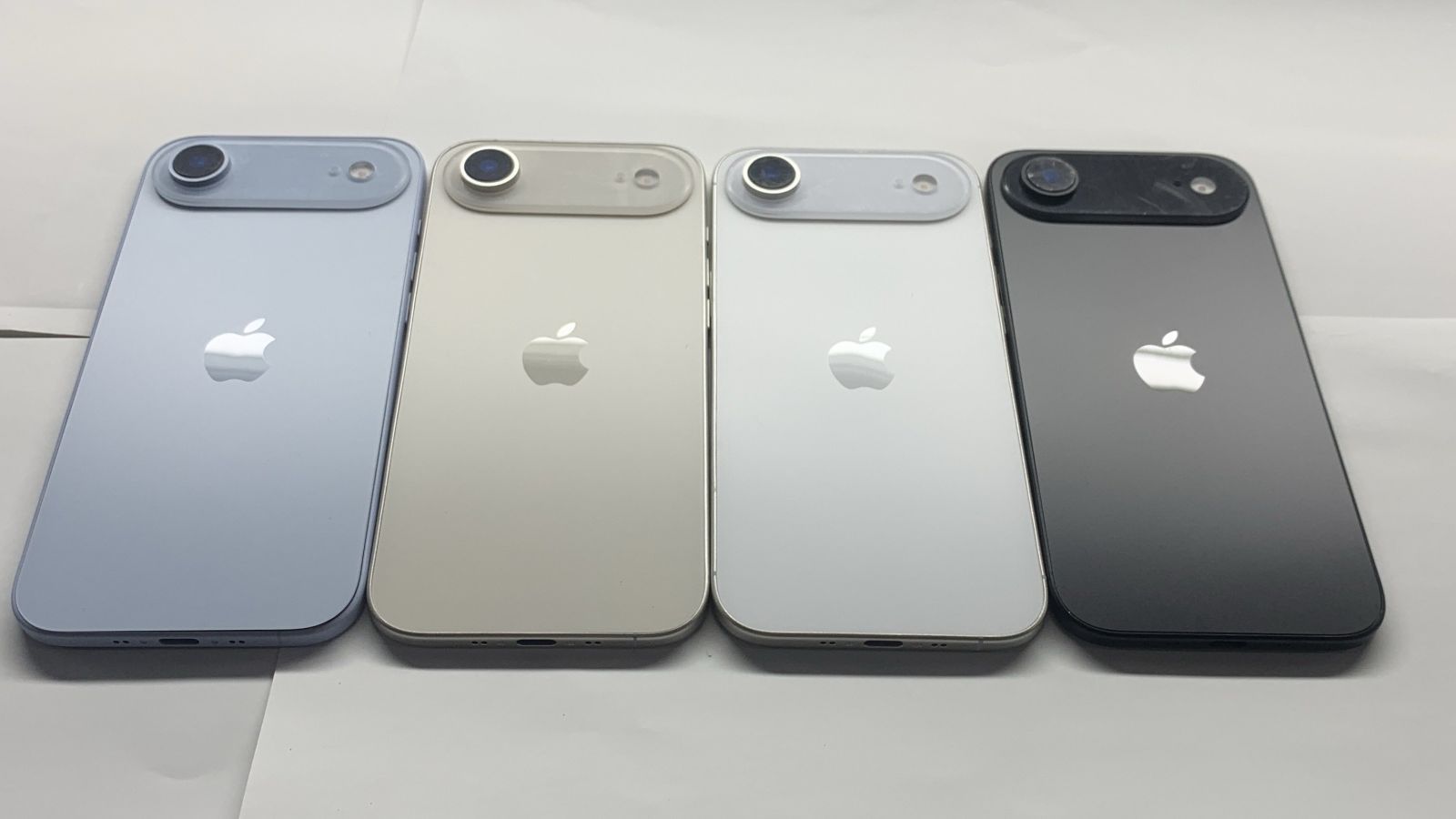 sonny dickson iphone 17 air couleurs