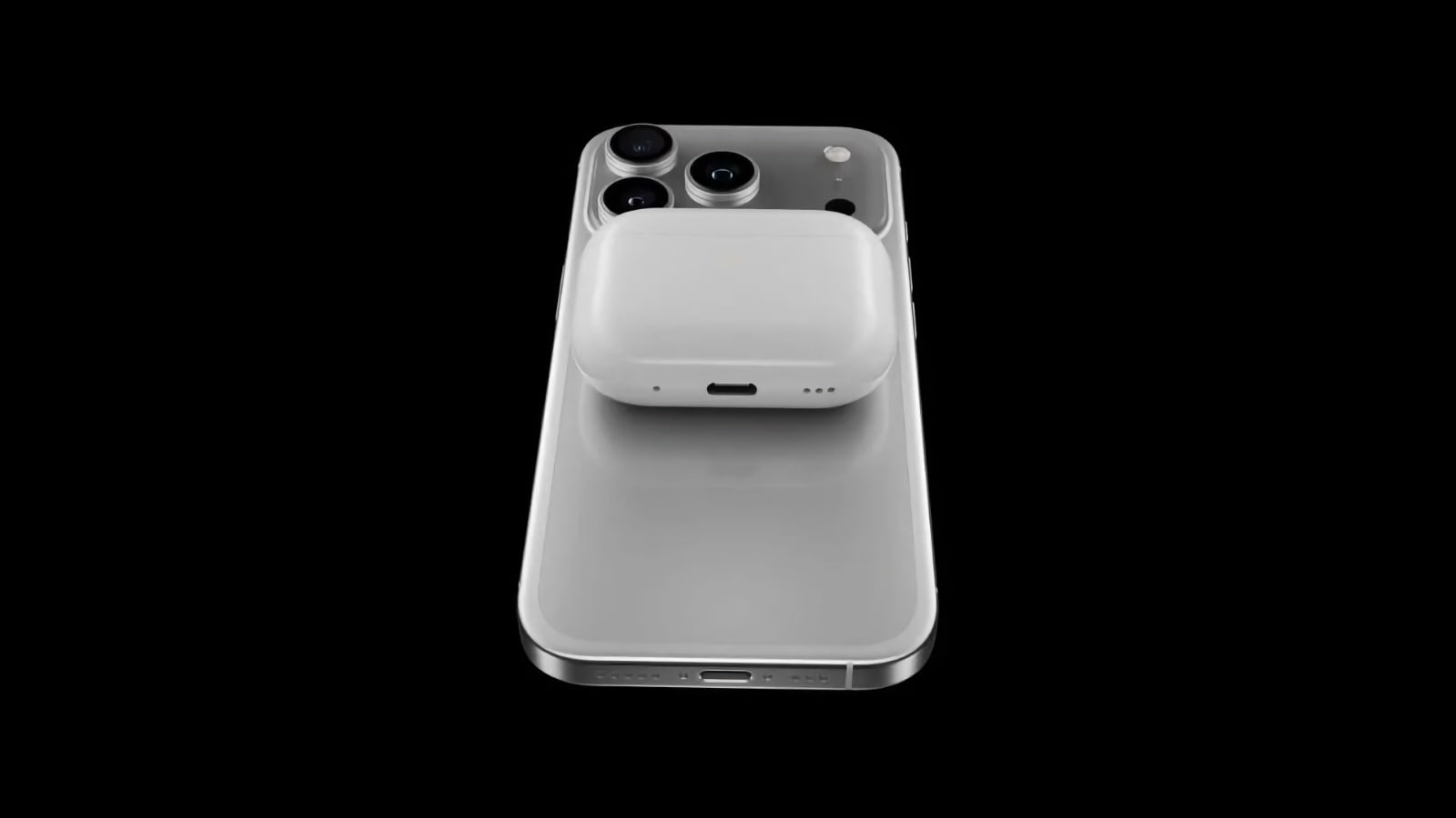iphone 17 pro concept airpods recharge