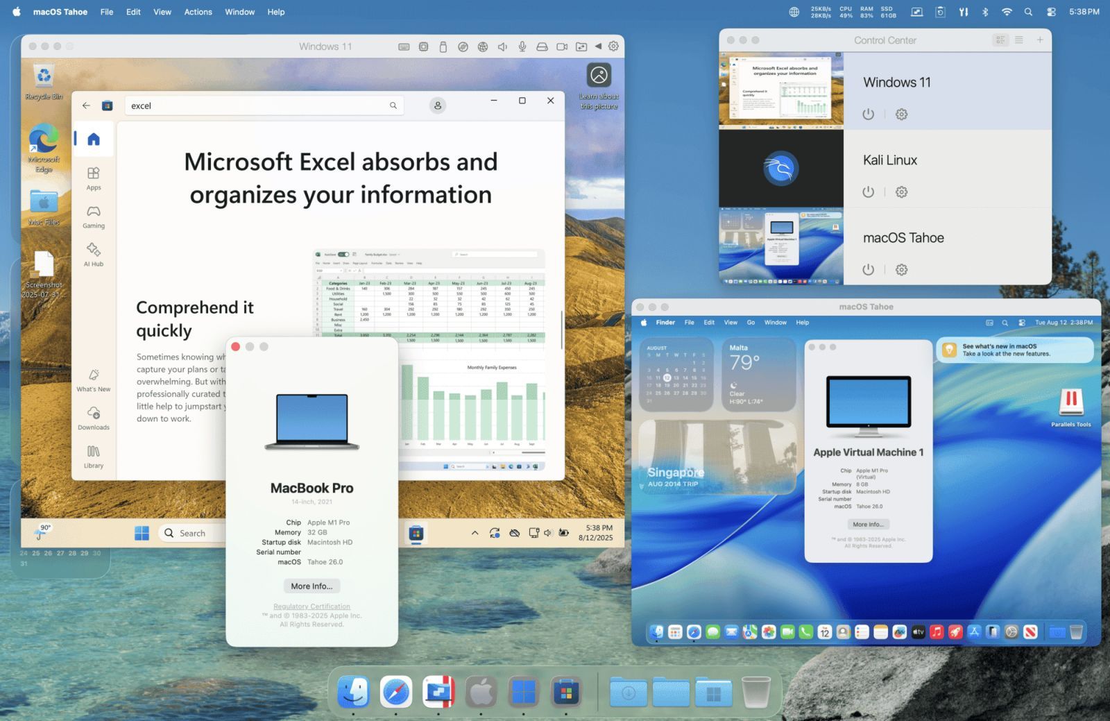 macos tahoe virtual machine parallels desktop 26