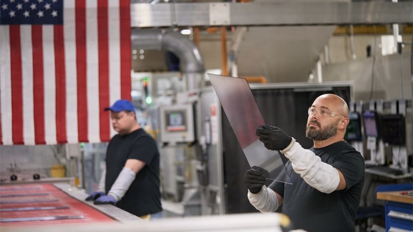 usine usa verre iphone