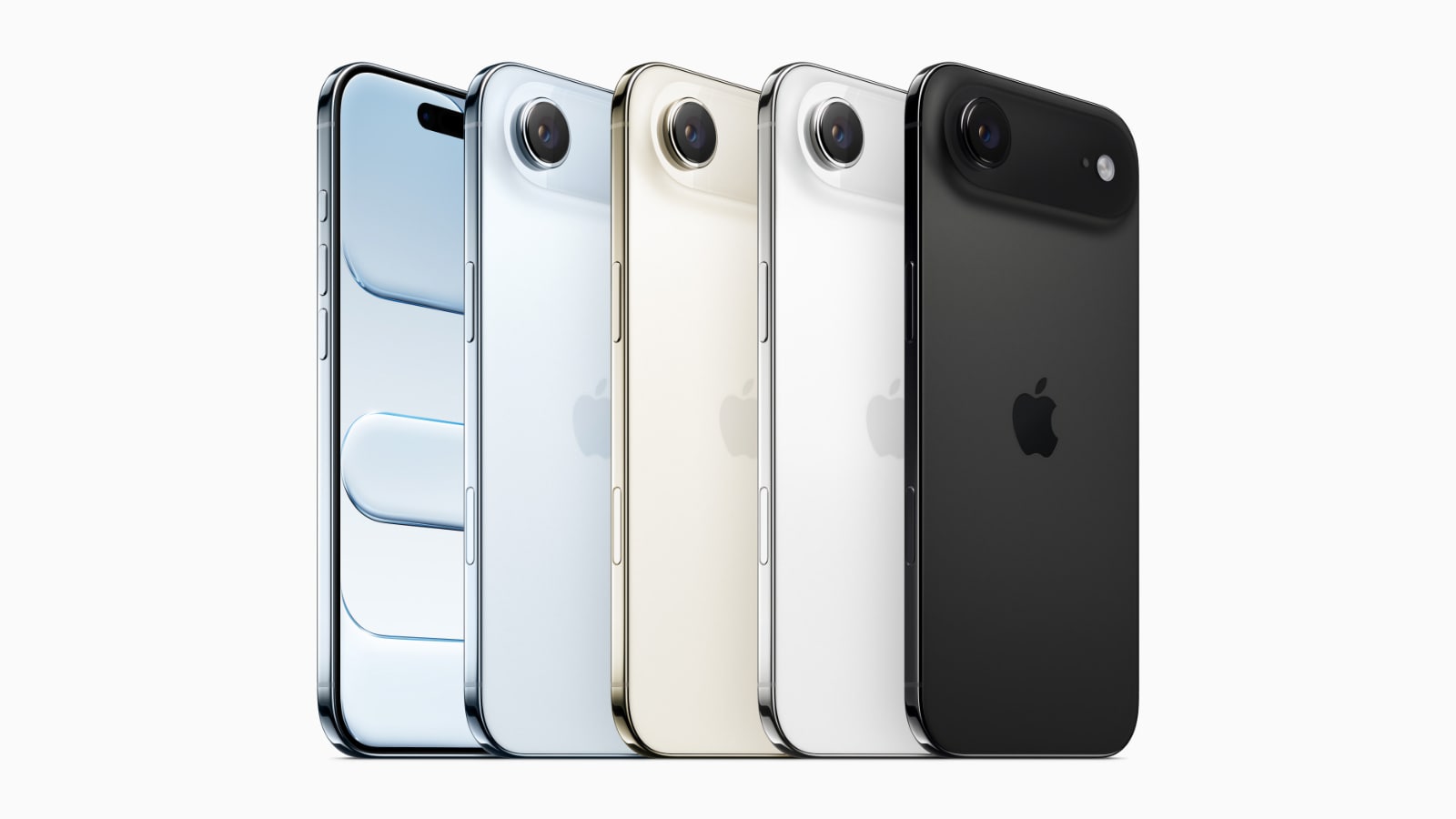 apple iphone air color lineup officiel