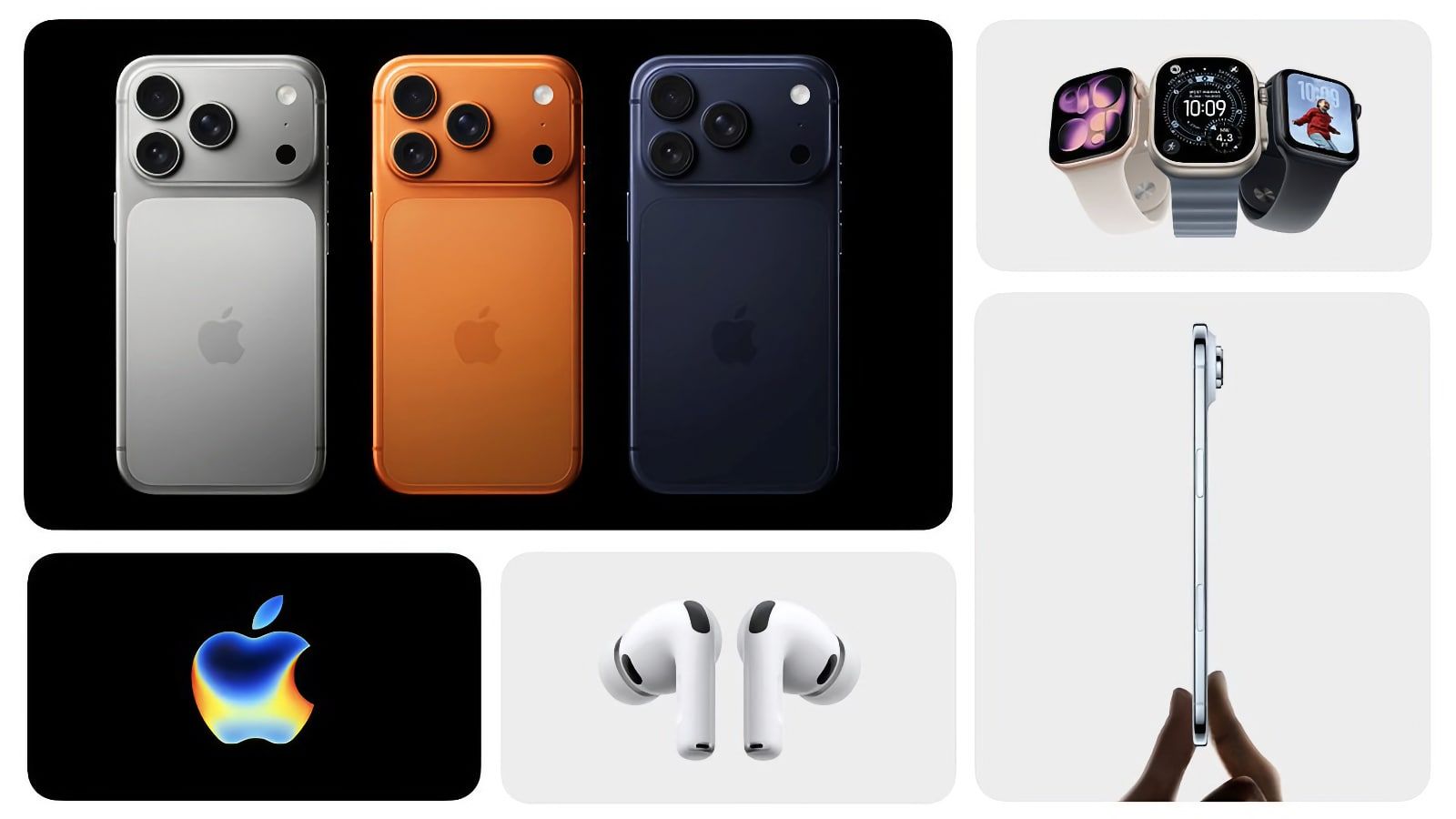 apple nouveaux produits iphone 17 appel watch 11 airpods pro 3