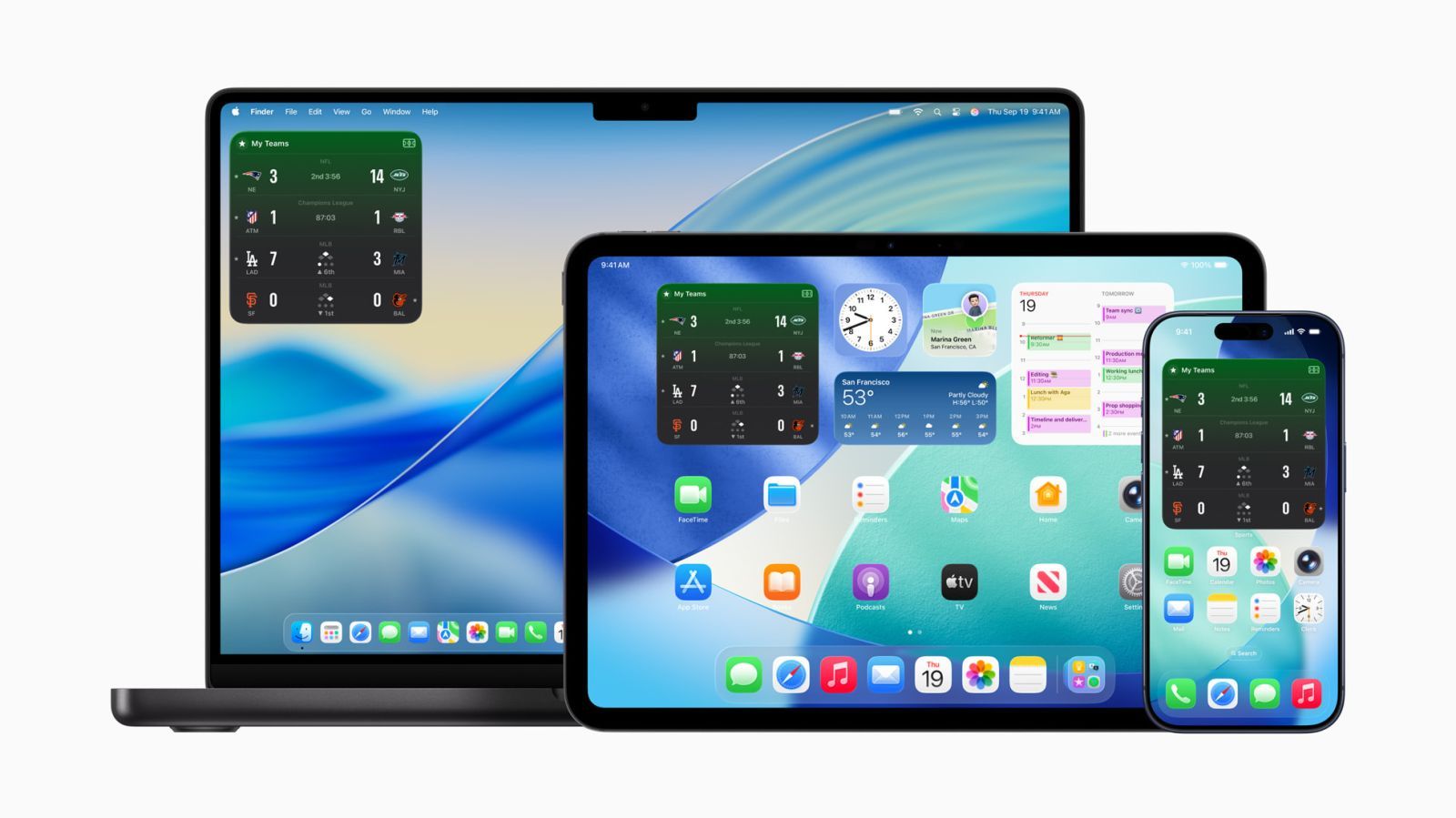 apple sports app widget multi devices france