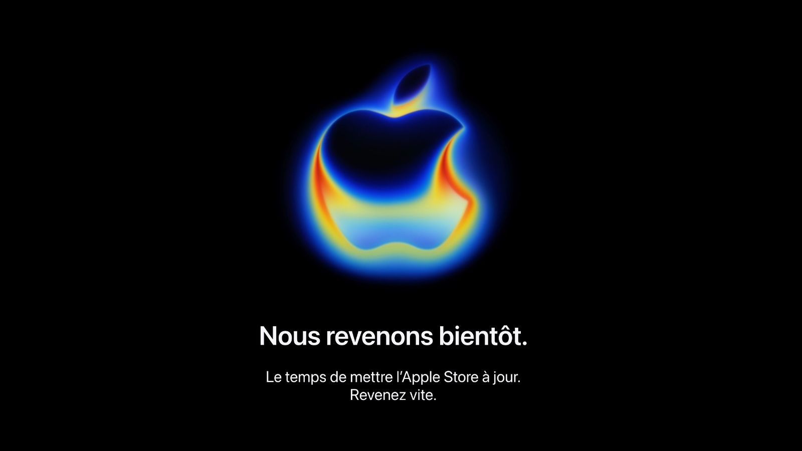 apple store ferme keynote septembre 2025 awe dropping