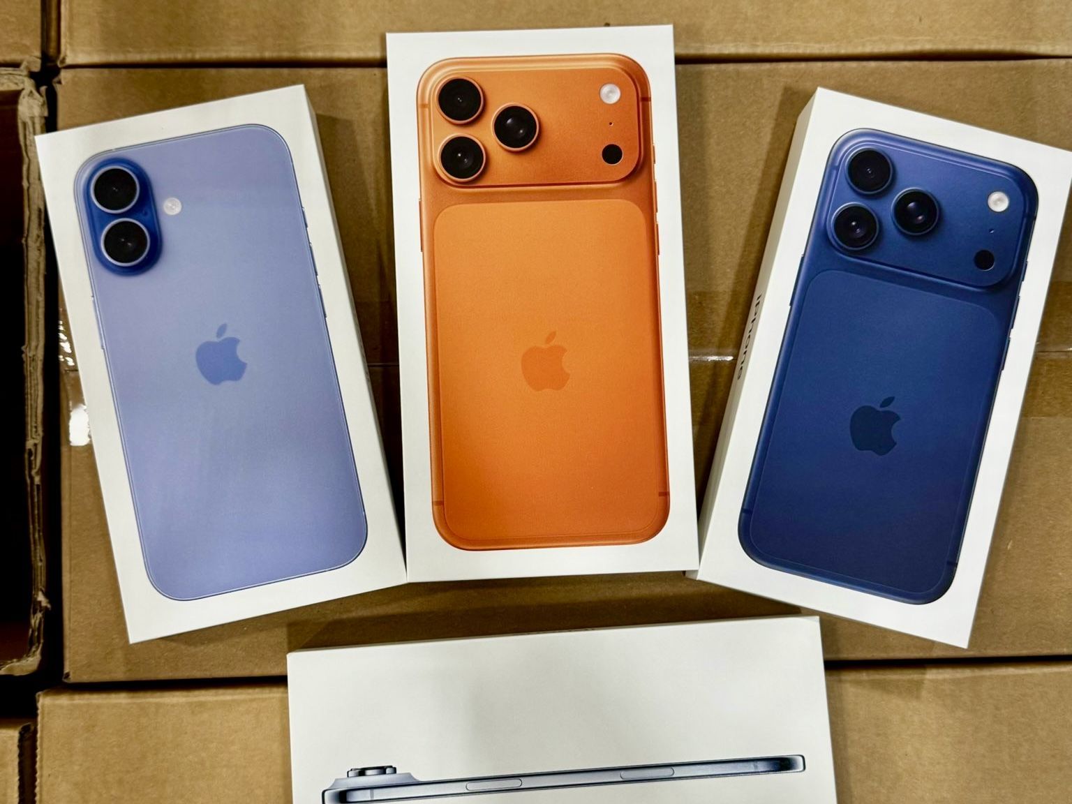 boites iphone 17 iphone 17 pro et air