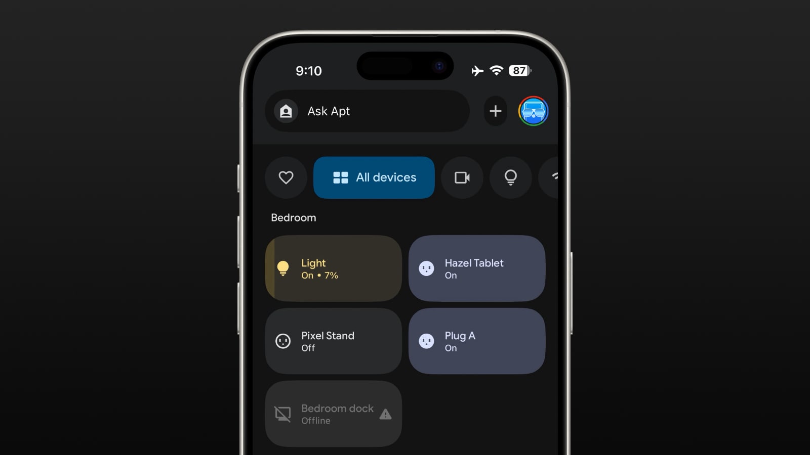 google home ask home iphone