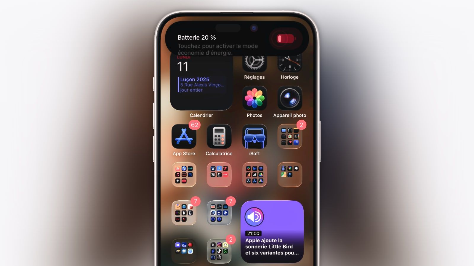 Non, Liquid Glass ne diminue pas l'autonomie de l'iPhone