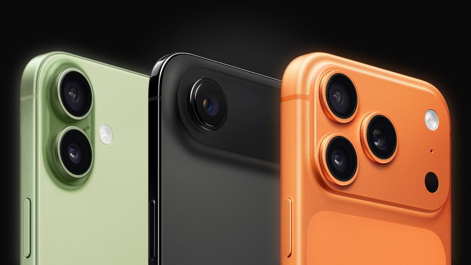 iphone 17 vert iphone air noir iphone 17 pro orange