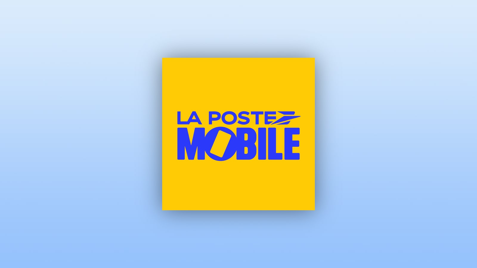 la poste mobile logo bleu jaune