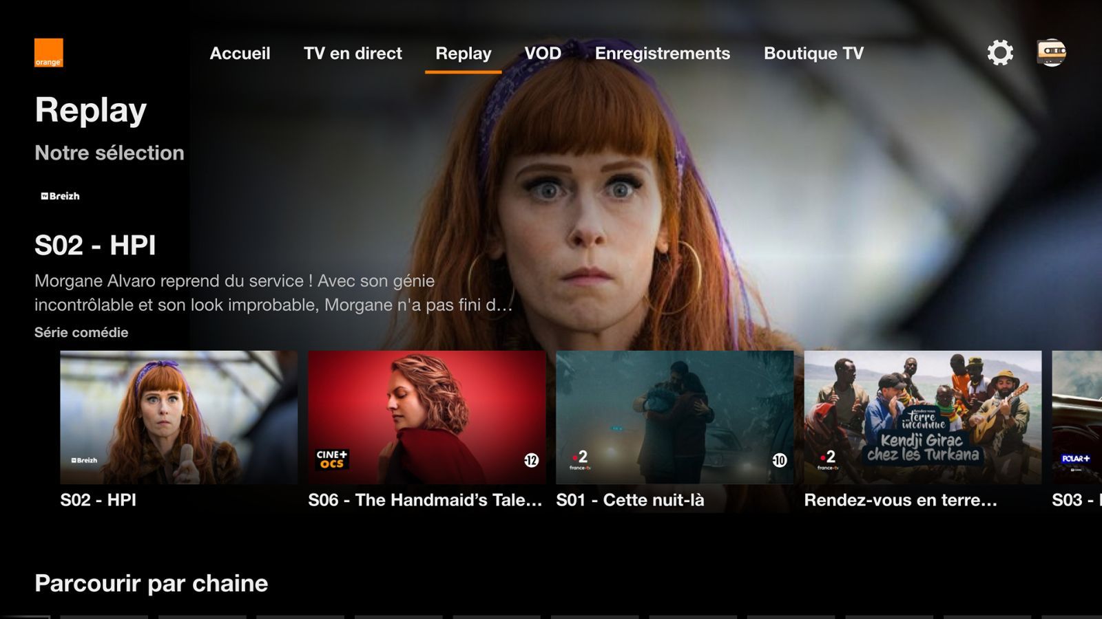 orange tv lg
