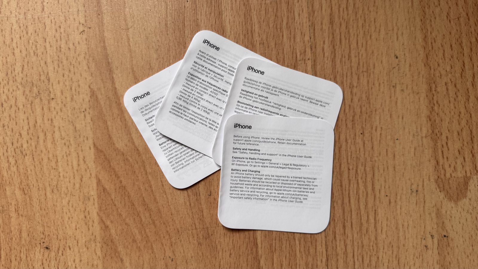 papier documentation notice iphone