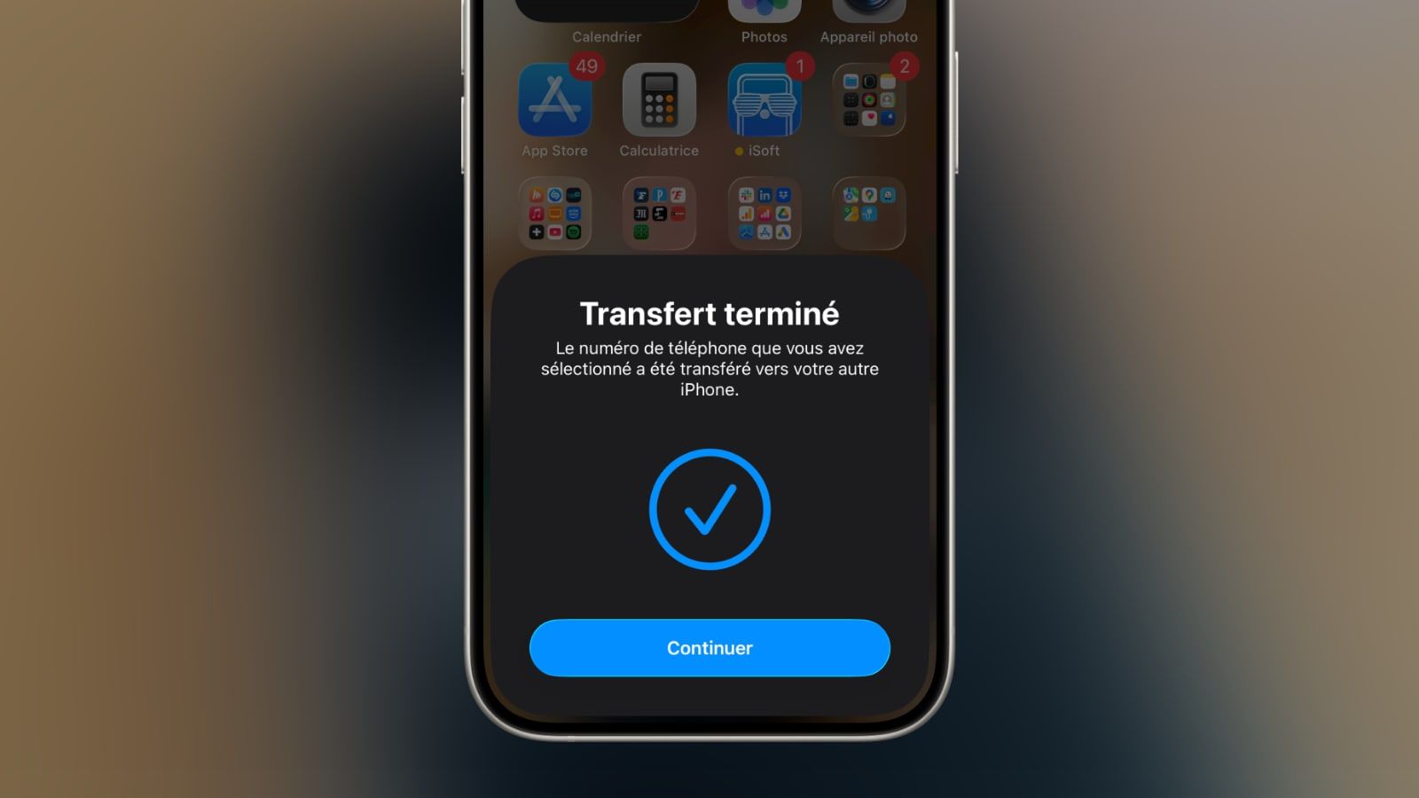transfert sim vers esim reussi iphonesoft