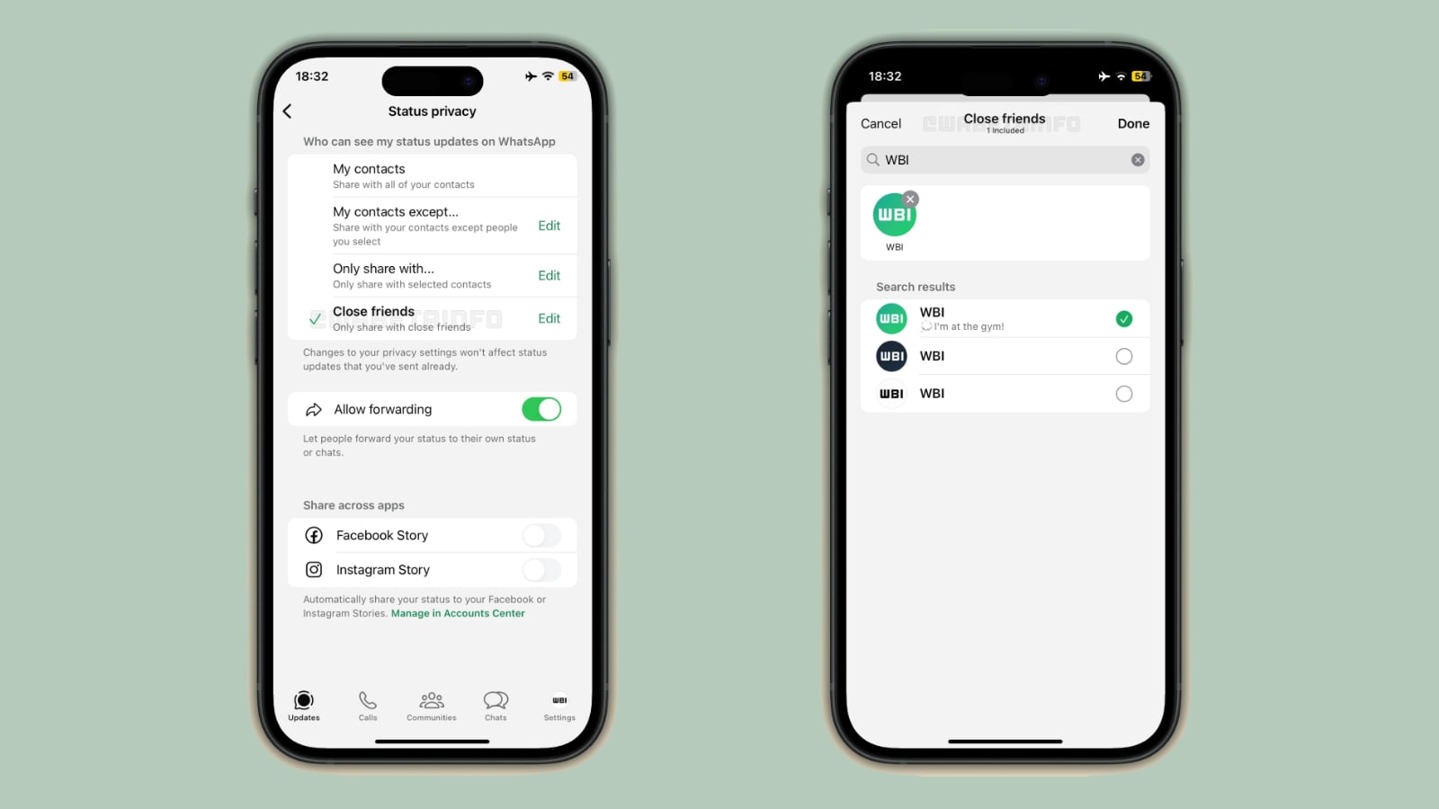 whatsapp status amis proche wbetainfo