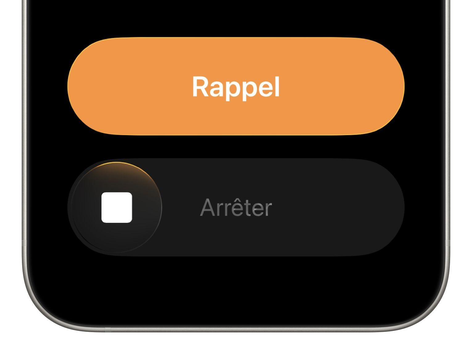 horloge alarme slide ios 26 1