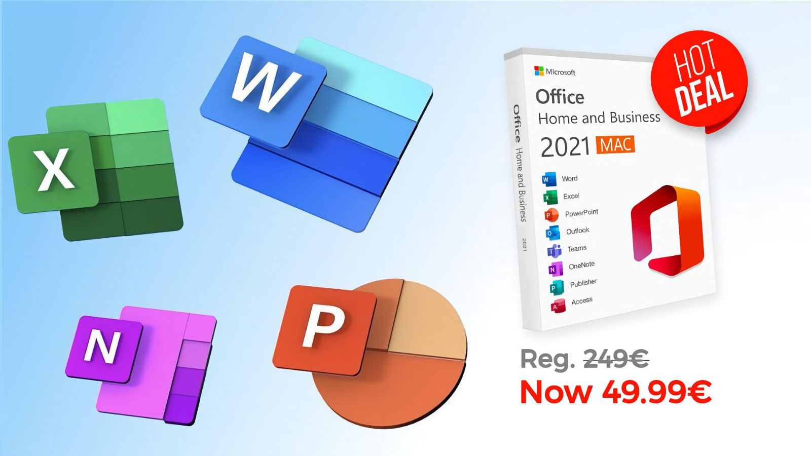 Obtenez MS Office 2021 à vie sur votre Mac pour 49,99 € lors de la vente Halloween de Godeal24 !
