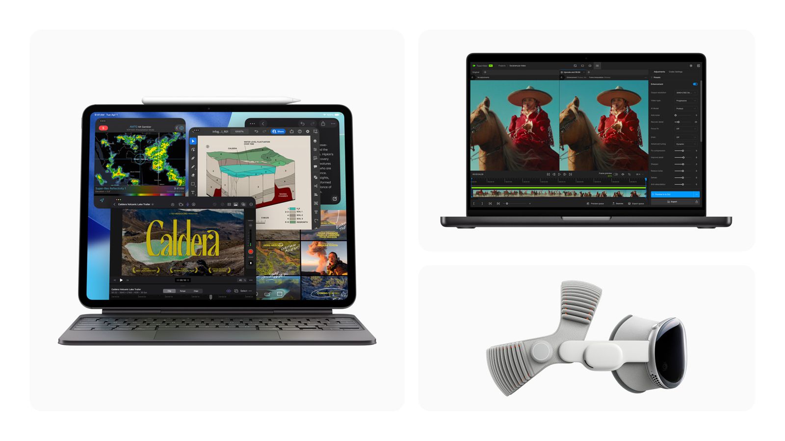 nouveaux m5 macbook pro ipad pro vision pro
