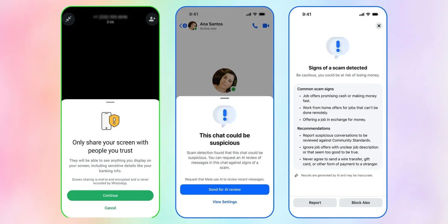 whatsapp scam alerte arnaque popup
