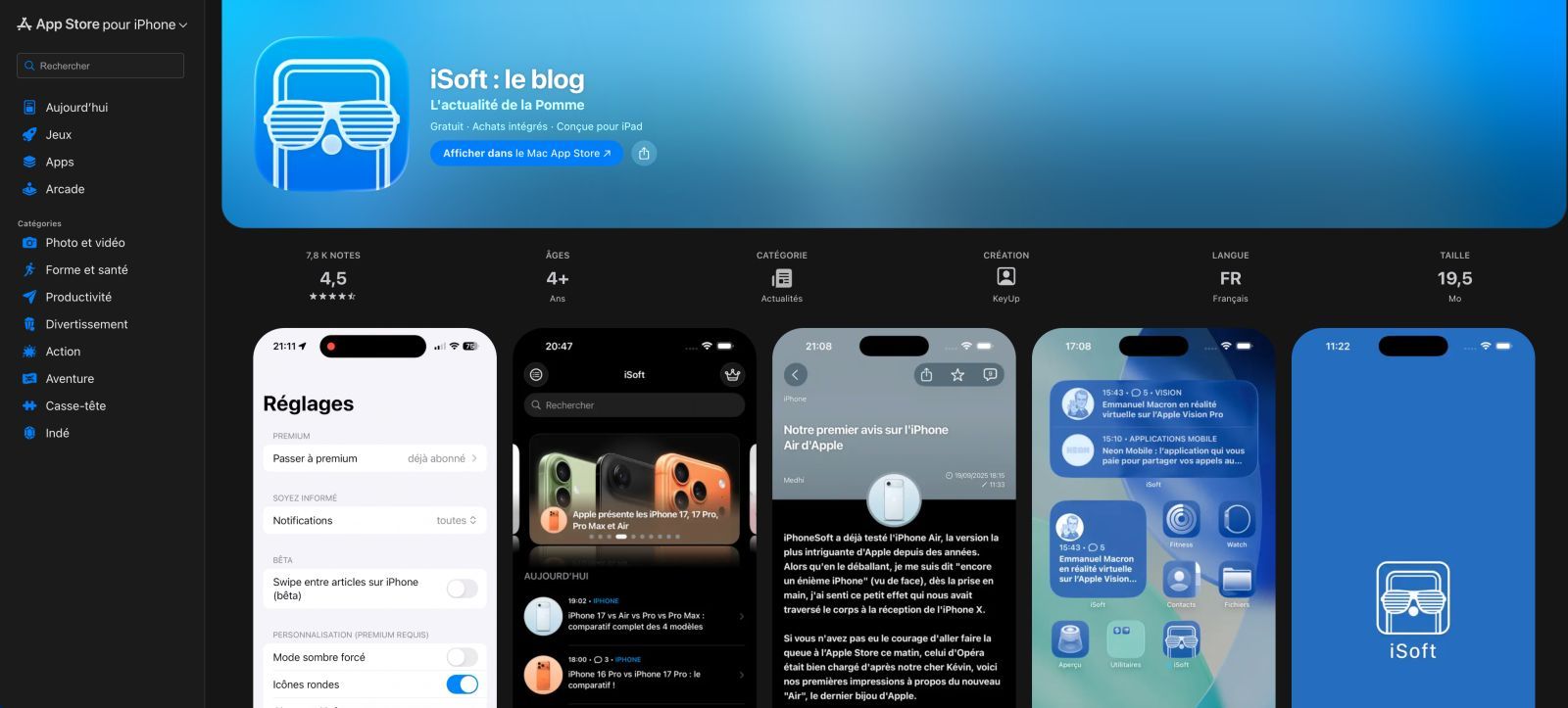 L'App Store s'invite sur le web avec un redesign complet