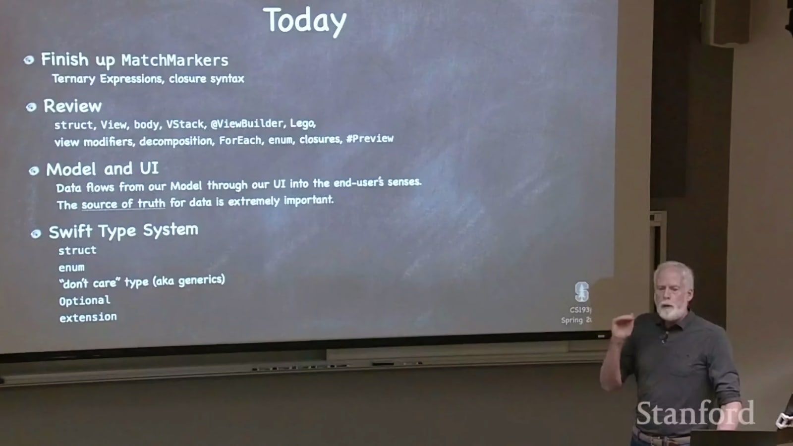 Les cours de développement SwiftUI 2025 de Stanford sont gratuits