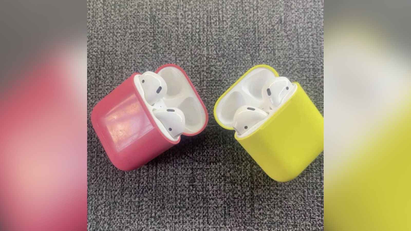 Apple a envisagé des AirPods roses et jaunes