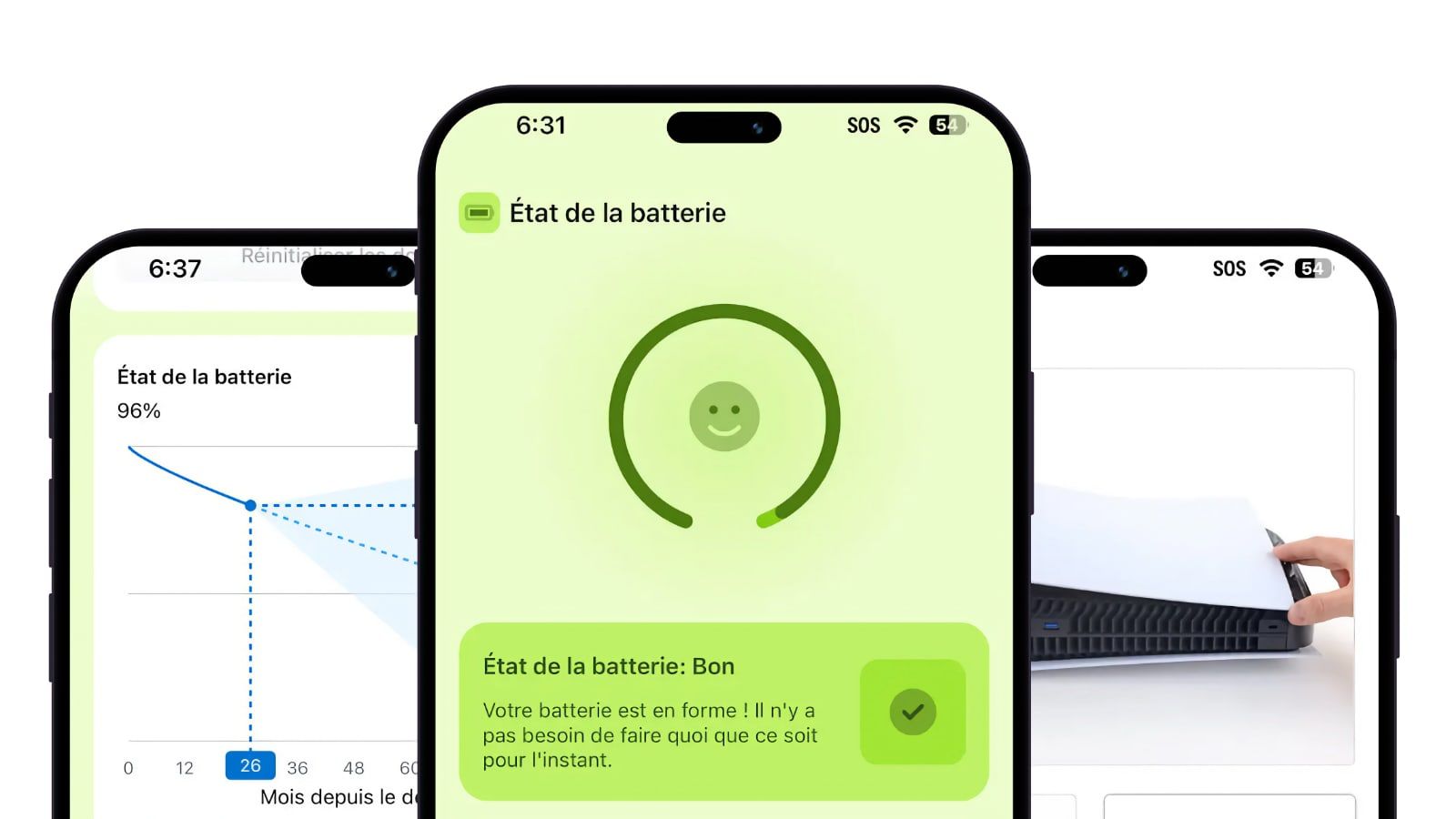 app ifixit sante batterie